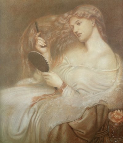 Lady Lilith, c.1867-68 by Dante Gabriel Charles Rossetti